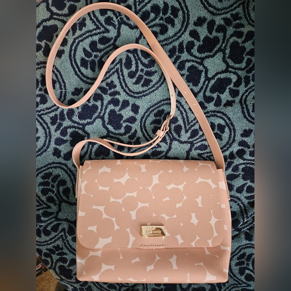 Kate Spade Madie Putnam Drive Splodge Dot Pink/White Crossbody handbag purse